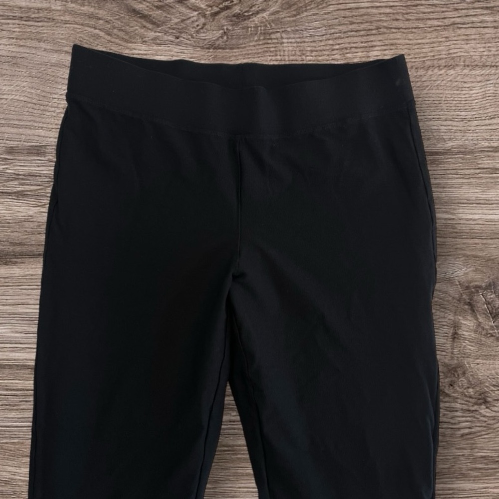 Eileen Fisher Washable Stretch Crepe Pants Black Sz: S
